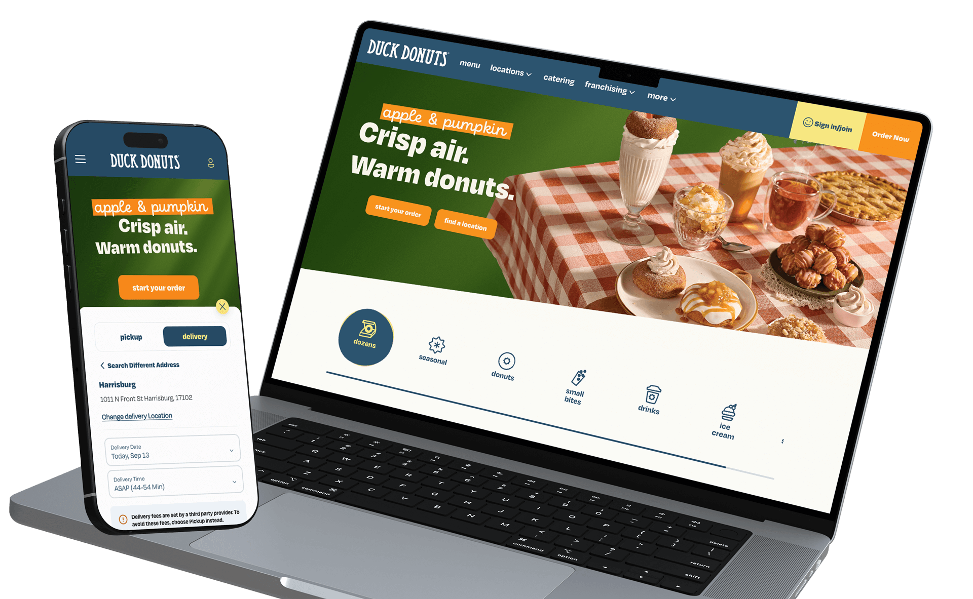 Custom frontend restaurant integrated commerce websites and mobile first digital experiences
